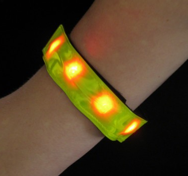 Glow in the Dark Products | LED Reflective Armband  - 2 